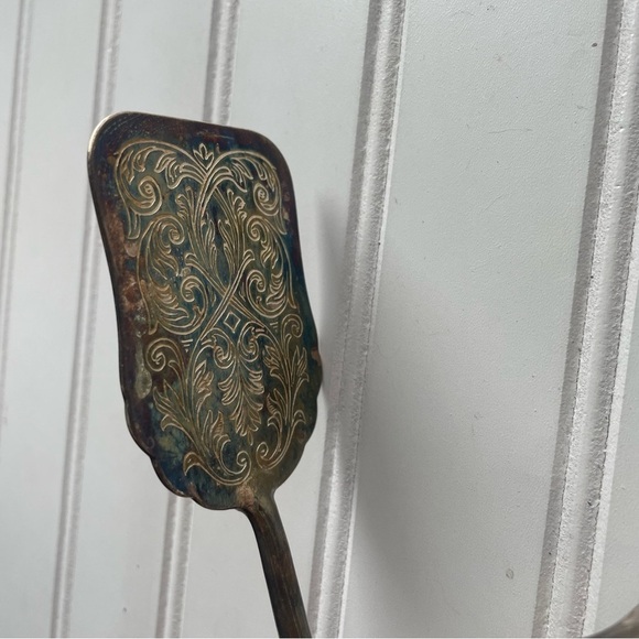 Vintage E.R. Zinc, Silver Plated, Scissor Style, Serving Tongs, Made in Italy - Picture 6 of 10